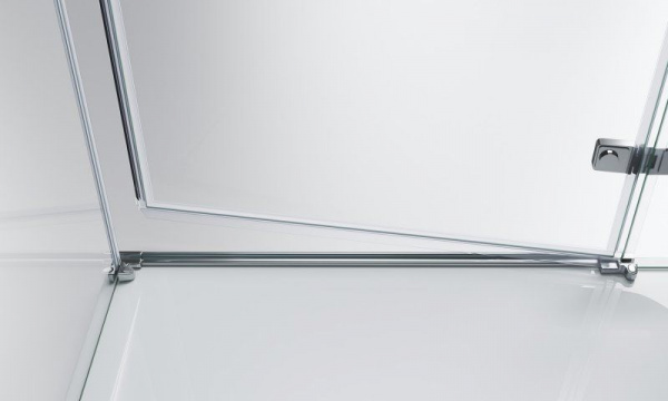 Душевая кабина BelBagno Kraft 800x1000x1950, прозрачное стекло, хромированный профиль, правый, KRAFT