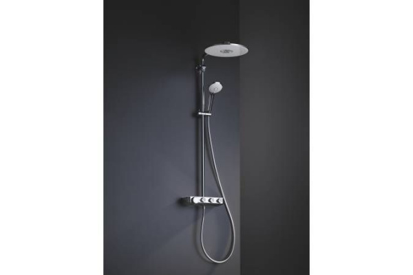 Душевая система Grohe Euphoria SmartControl 310 DUO с термостатом для душа, белая луна, 26507LS0