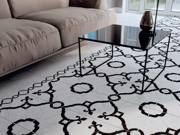 Вставка Kerama Marazzi Фрагонар 4,9х4,9 белый 5282\9