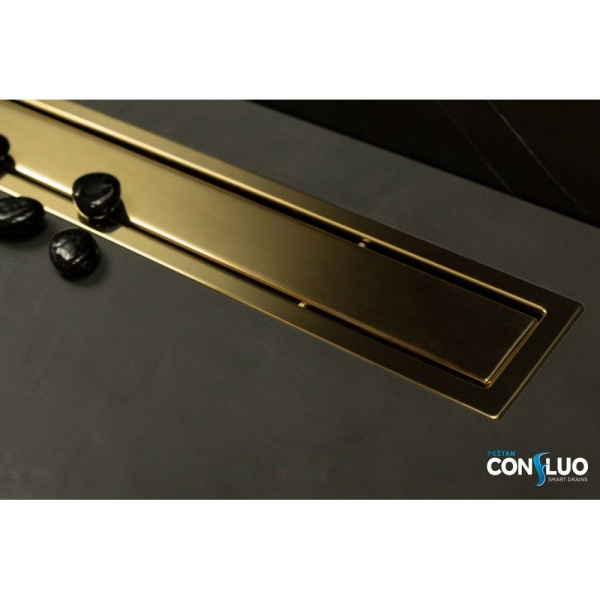 Душевой лоток Pestan Confluo Premium Line 650 Gold, 13100053
