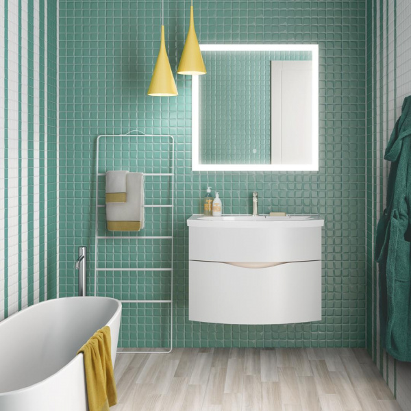 Тумба Kerama Marazzi Riva/Рива 80 см, белая матовая, RV.80\WHT.M