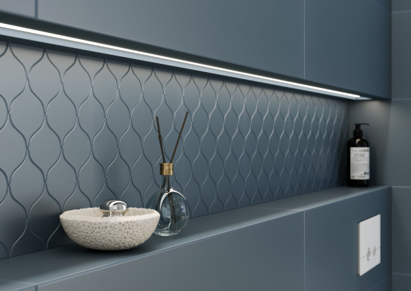 Мозаика декорация Meissen Keramik Ocean Romance  белый 28,1x29,3 ONR-WIN051