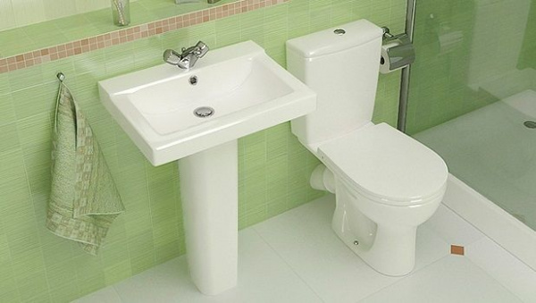 Умывальник Орион с переливом бел. 565 * 428