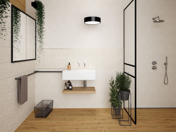 Керамическая плитка настенная Meissen Keramik Organic бежевый 25x75 ORU011