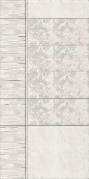 Плитка настенная Kerama Marazzi 30*89,5 Гренель серый светлый структура 13054R