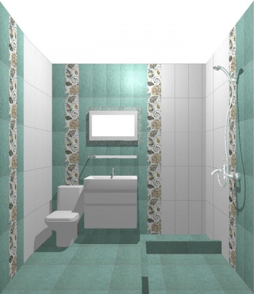 Декор Kerama Marazzi Пленэр 20х50 белый A1867\7073T