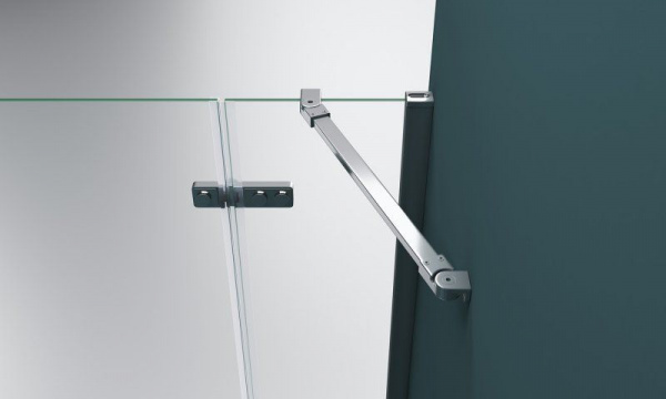 Душевая кабина BelBagno Kraft 1200x900x1950, прозрачное стекло, хромированный профиль, правый, KRAFT