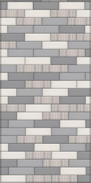 Плитка настенная Kerama Marazzi Аккорд серый грань 8,5х28,5 9014