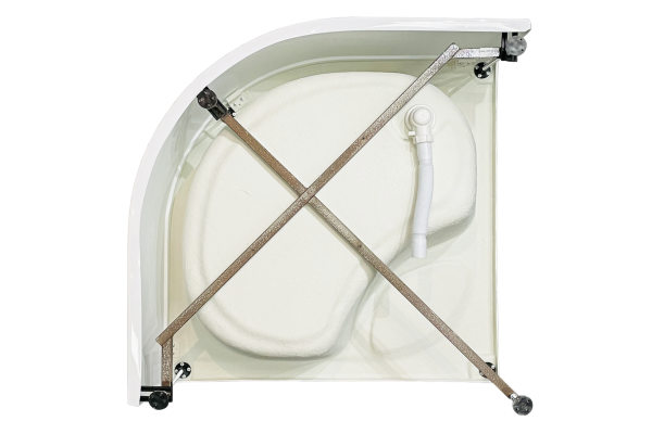 Душевой поддон Royal Bath 100х100х45 см, белый, RB 100BK