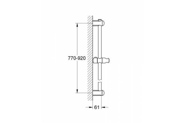Душевая штанга Grohe Euphoria Neutral 900 мм, хром, 27500000