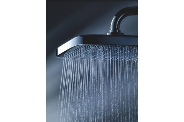 Верхний душ с душевым кронштейном Grohe Tempesta 250 Cube, хром, 26682000