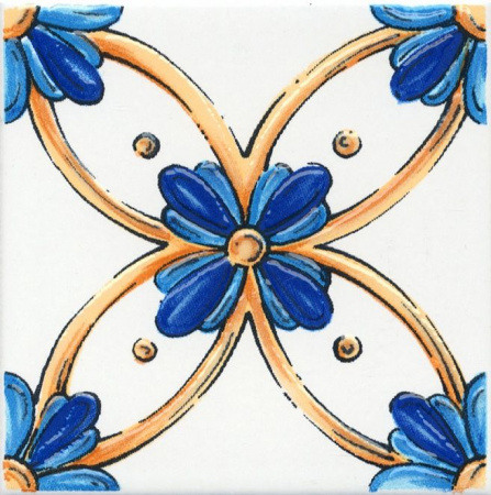Вставка Kerama Marazzi Капри майолика 9,9х9,9 STG\A488\1146