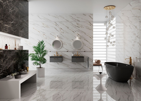 Керамическая плитка настенная Eurotile Ceramica MADISON рельеф 29,5х89,5, 881 MOF1WT