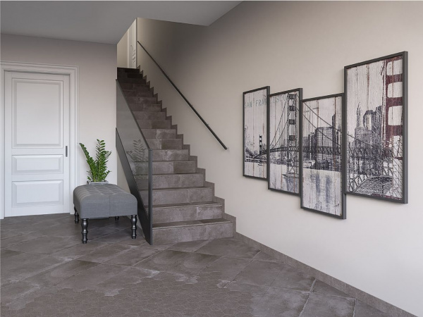 Плинтус Cersanit Лофтхаус (Lofthouse) серый 7х59,8, LS5A096