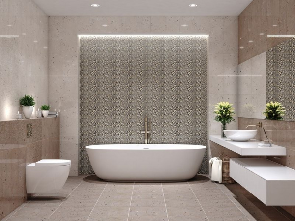 Керамическая плитка настенная Eletto Ceramica TERRAZZO MOCCA 25,1*70,9 1с, 507571101