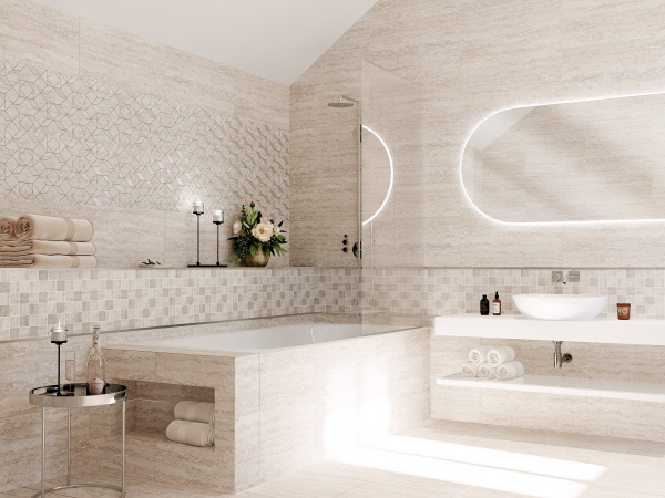 Декор Azori ASCOLI GREY GEOMETRIA 31,5*63 1с, 587132002