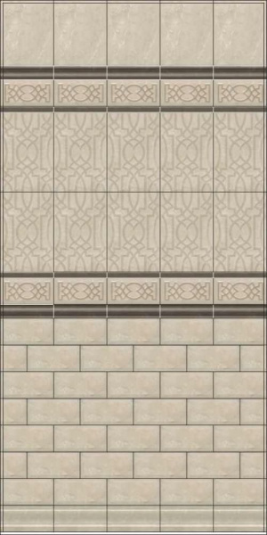 Бордюр Багет Kerama Marazzi Эль-Реаль беж 20x5, BLB036