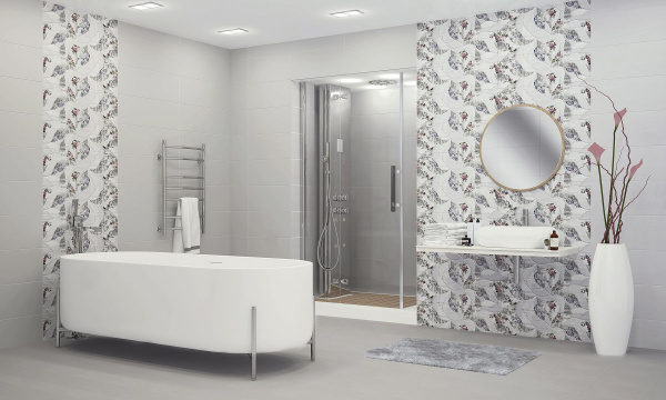 Керамическая плитка настенная Eletto Ceramica MALWIYA GREY 24,2*70 1с, 506941201