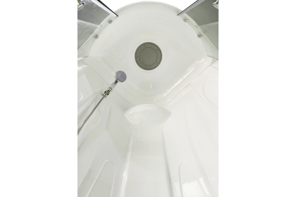 Гидромассажный бокс Royal Bath  90х90х217, матовое стекло, белый профиль, RB 90BK1-M