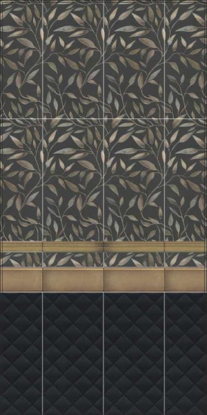 Плитка керамическая настенная Kerama Marazzi Гинардо черный 30x60, 11154R