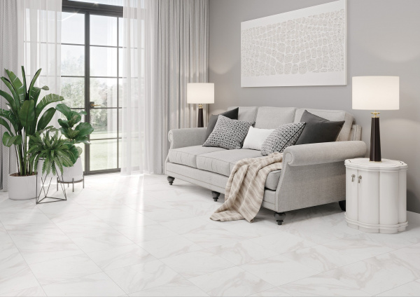 Керамогранит Cersanit Royal Stone белый 42х42