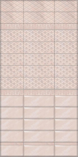 Плитка керамическая настенная Kerama Marazzi Флораль беж структура 15x40, 15118