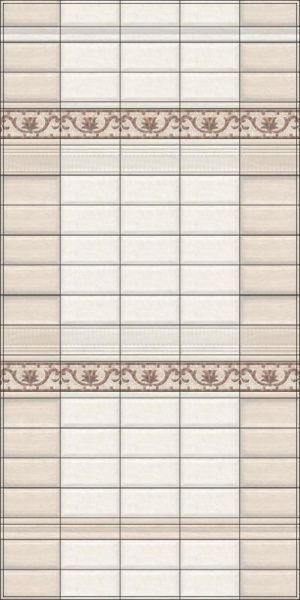 Плитка настенная Kerama Marazzi Олимпия 9,9х20 беж грань 19045