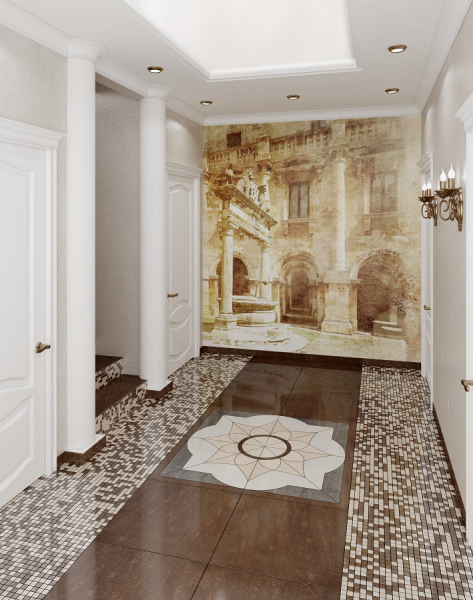 Керамогранит Grasaro Travertino Polish Brown/Коричневый G-430 60x60 G-430/PR/60x60