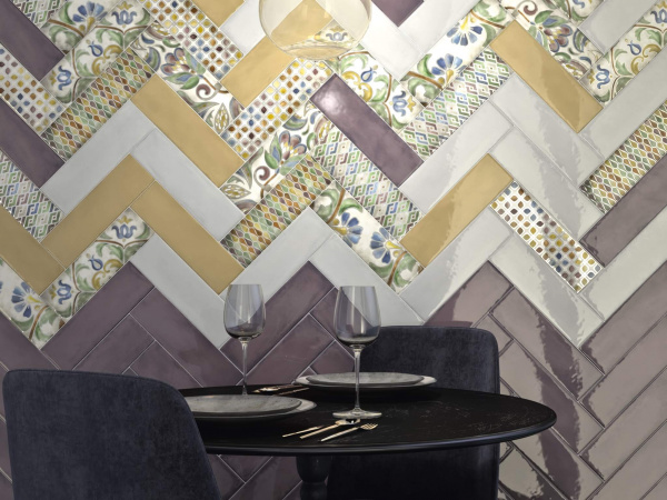 Плитка настенная Kerama Marazzi Монпарнас 8,5х28,5 сиреневый 9020