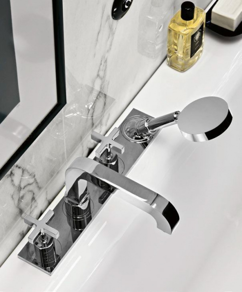 Axor Citterio Смеситель на край ванны, двухвентильный, на 4 отверстия 39446000