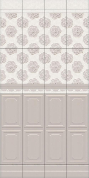 Бордюр Kerama Marazzi 25х5,4 Багатель NT\A260\6352