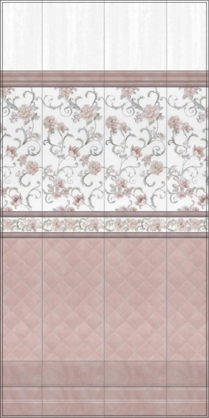 Плинтус Kerama Marazzi Марсо розовый 30х15 FMA023R