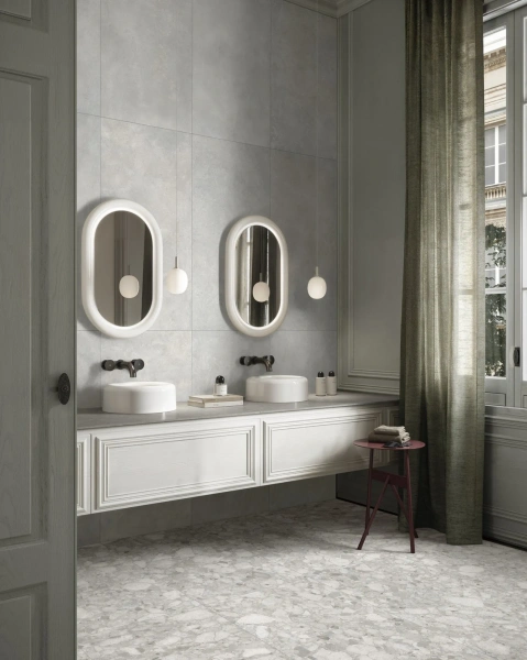 Керамогранит Vitra ЦементБэйс Серый матовый 60*120