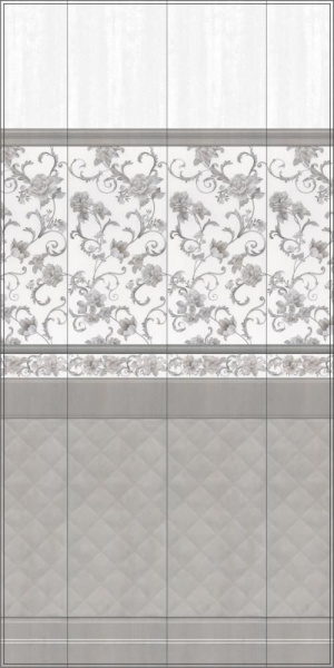 Бордюр Kerama Marazzi Марсо белый 30х2,5 SPA021R