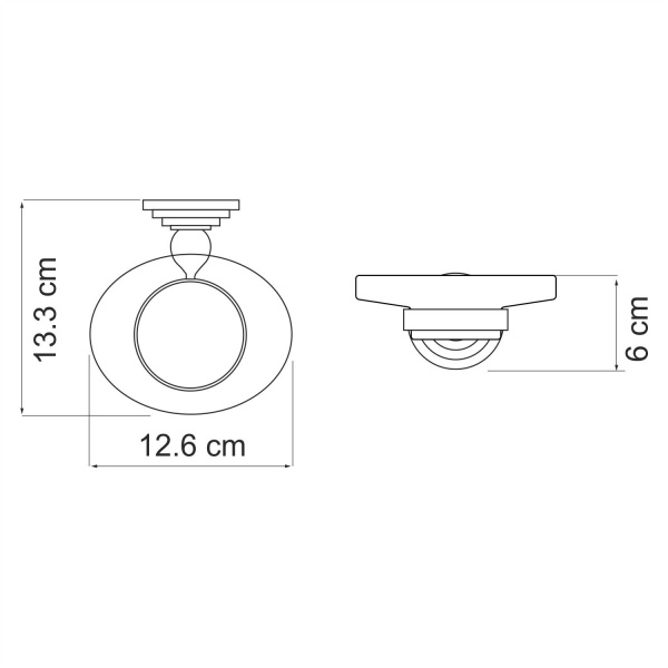 Мыльница WasserKRAFT Ammer K-7000, K-7029