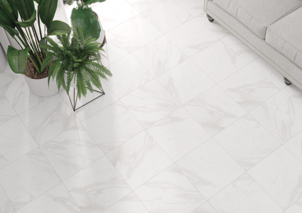 Керамогранит Cersanit Роялстон (Royalstone) белый 42х42 16175