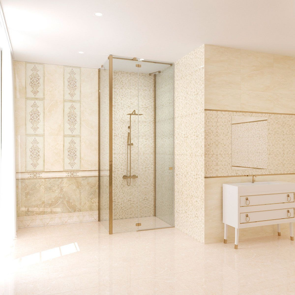 Керамическая плитка настенная Eurotile Ceramica Римини бежевая 30*60