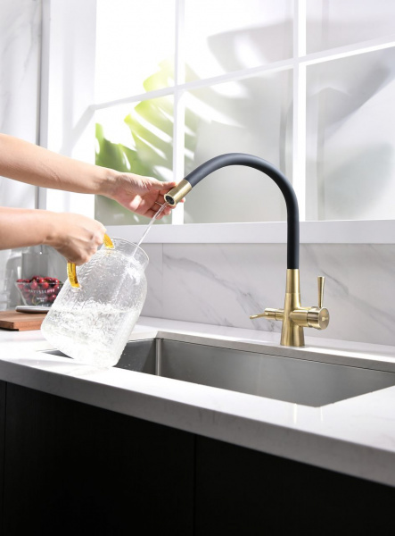 Смеситель для кухни Lemark Comfort, LM3075B