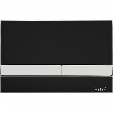 Клавиша слива Vitra Select, черный, хром, 740-1101